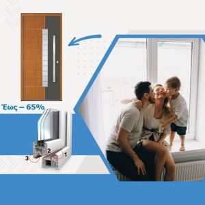 Κυρία είσοδος σείρα 82 χιλιοστά Τριπλά λάστιχα